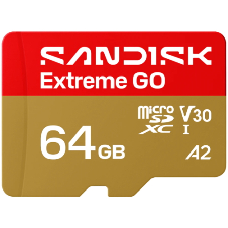 SanDisk SDSQXGN-064G-GN6MN - karta pamięci 64GB, Extreme GO microSD UHS-I